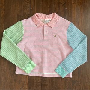 Teddy Fresh Cropped Terry Polo